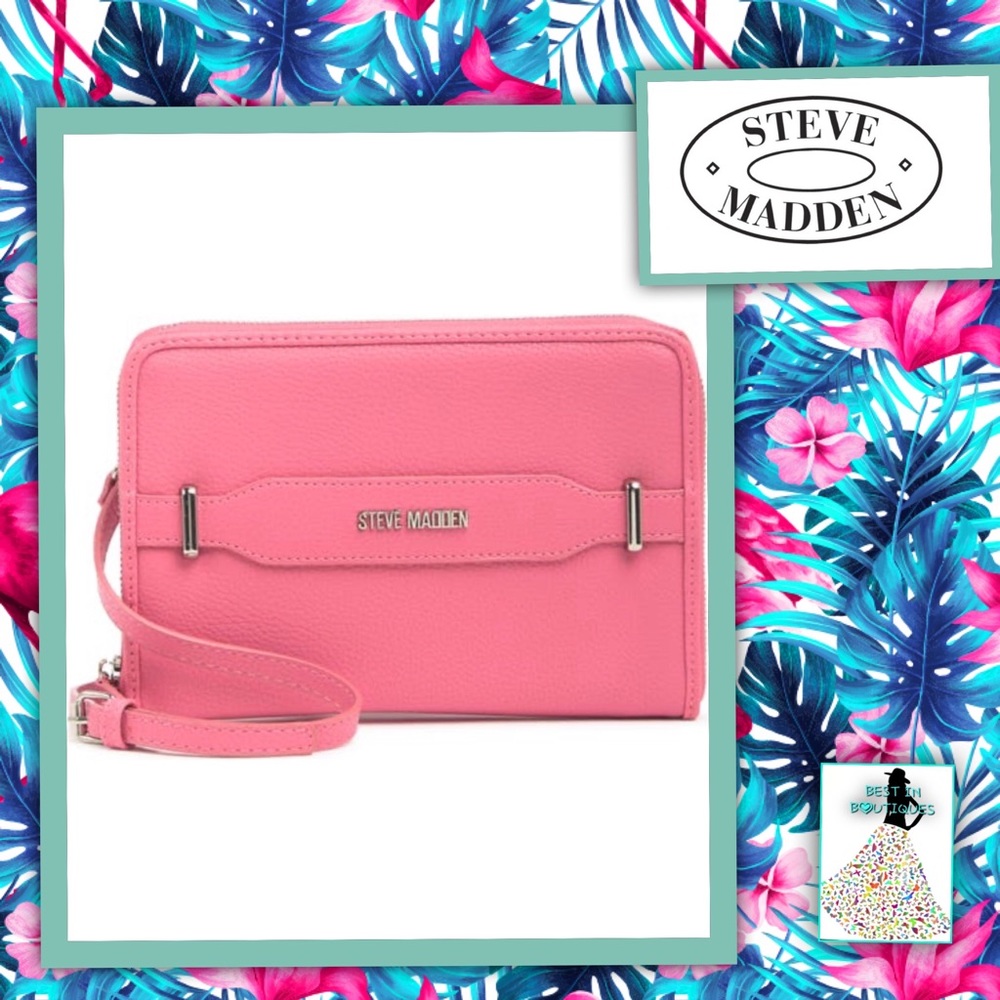 BNWT Steve Madden Crossbody Purse in Raspberry